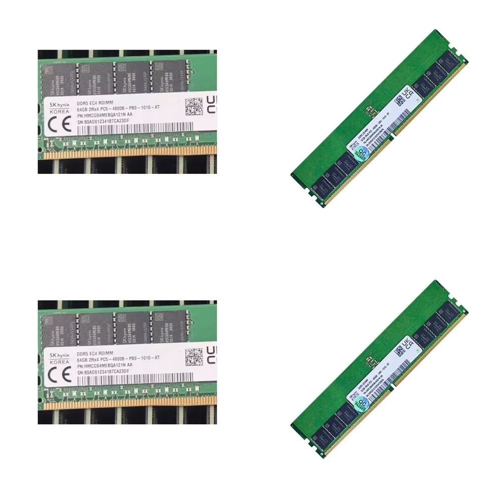 Ddr5 4800Mhz - โมดูลหน่วยความจำเซิร์ฟเวอร์ R-ECC DDR5 4800MHz 64GB 2RX4