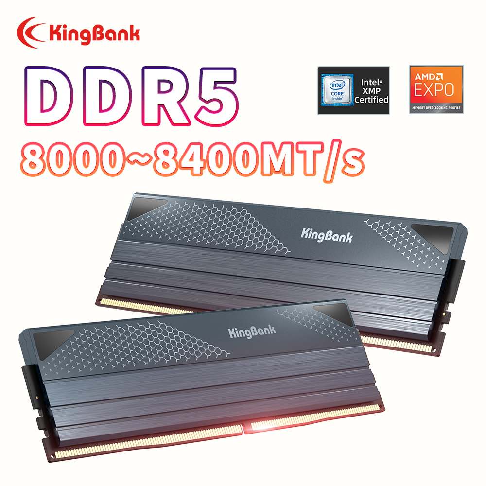 Ddr5 4800Mhz - คิงแบงค์ DDR5 KFXB หน่วยความจำ 48GB(24GBx2) ชุด