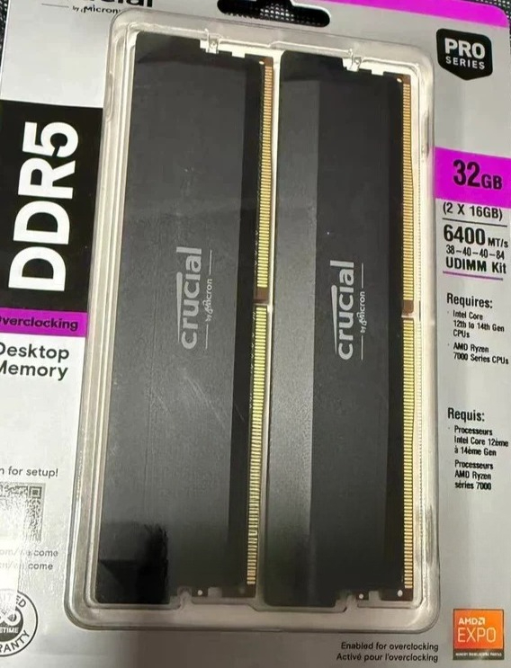 ชุดแรม DDR5 6000MHz ขนาด 32GB, - Ddr5 16Gb 6000Mhz บทวิจารณ์และราคา