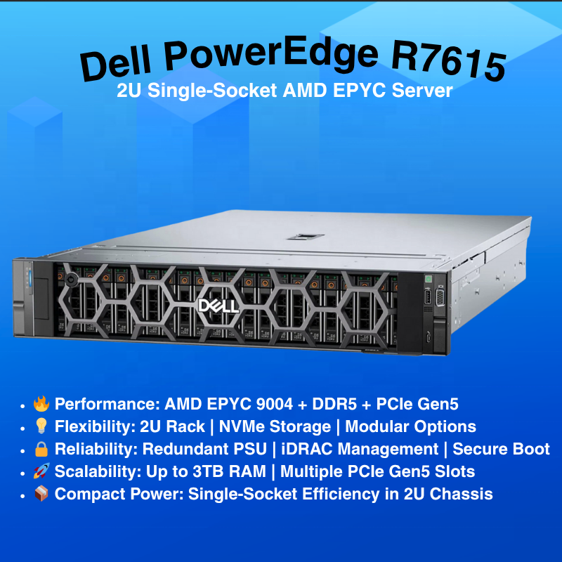 เซิร์ฟเวอร์แร็ค PowerEdge R761 - Ddr5 Memory บทวิจารณ์และราคา