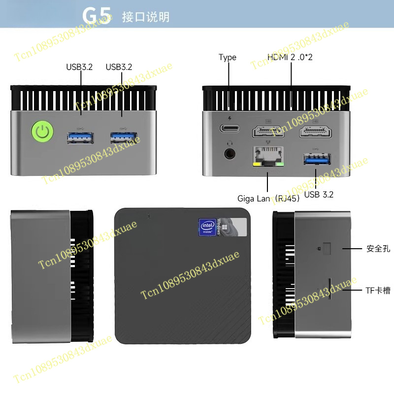 G5 Alder Lake N97 มินิพีซี Win - Ddr5 4800Mhz บทวิจารณ์และราคา