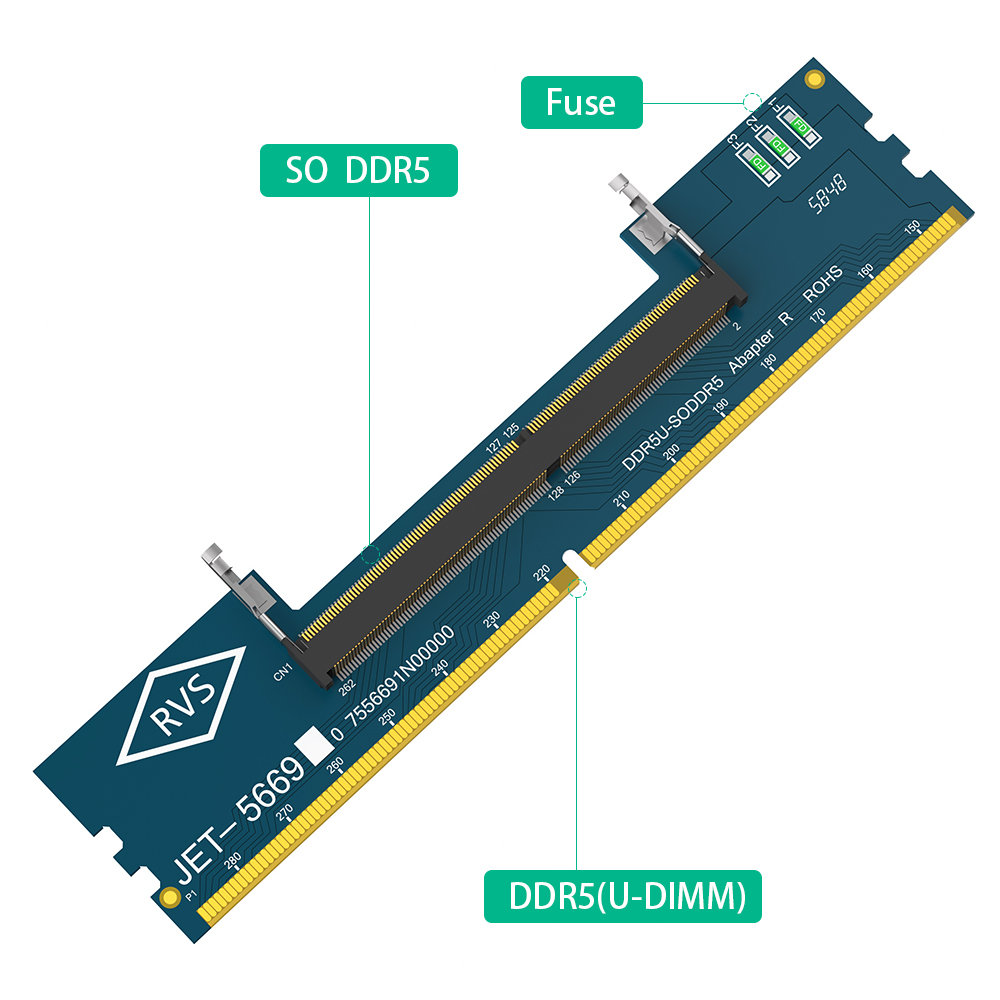2PCS แล็ปท็อป DDR5 RAM ถึง SO  - Ddr5 Sodimm บทวิจารณ์และราคา