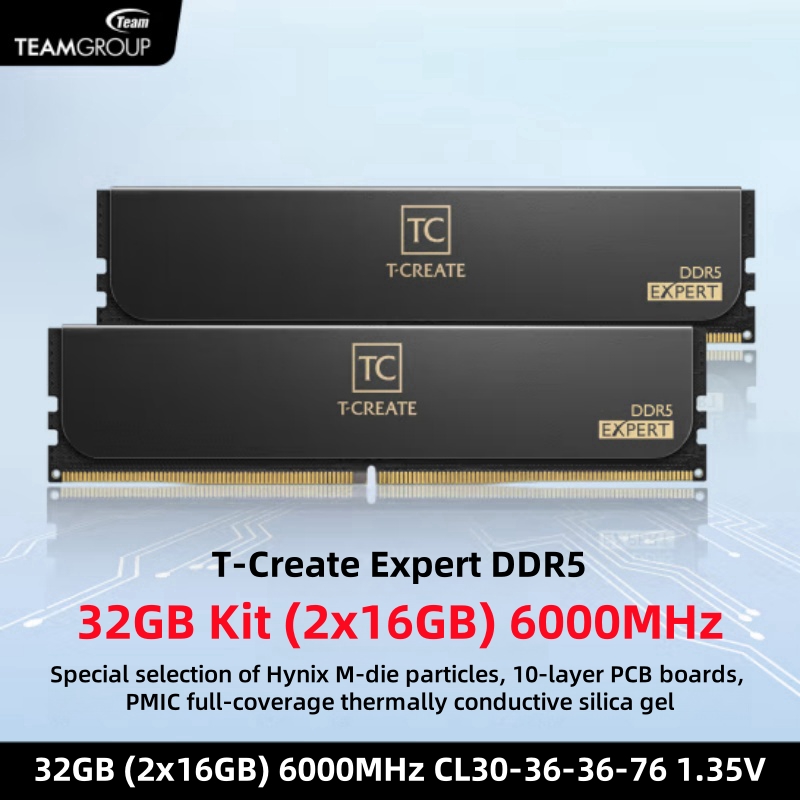 TEAMGROUP T-Create Expert CL30 - Ddr5 Ram บทวิจารณ์และราคา