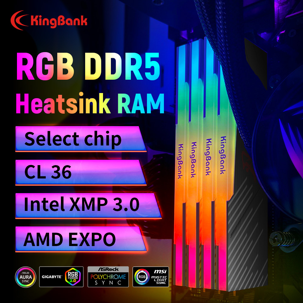 KingBank KRRB DDR5 RGB 16GB /1 - Ddr5 4800Mhz บทวิจารณ์และราคา